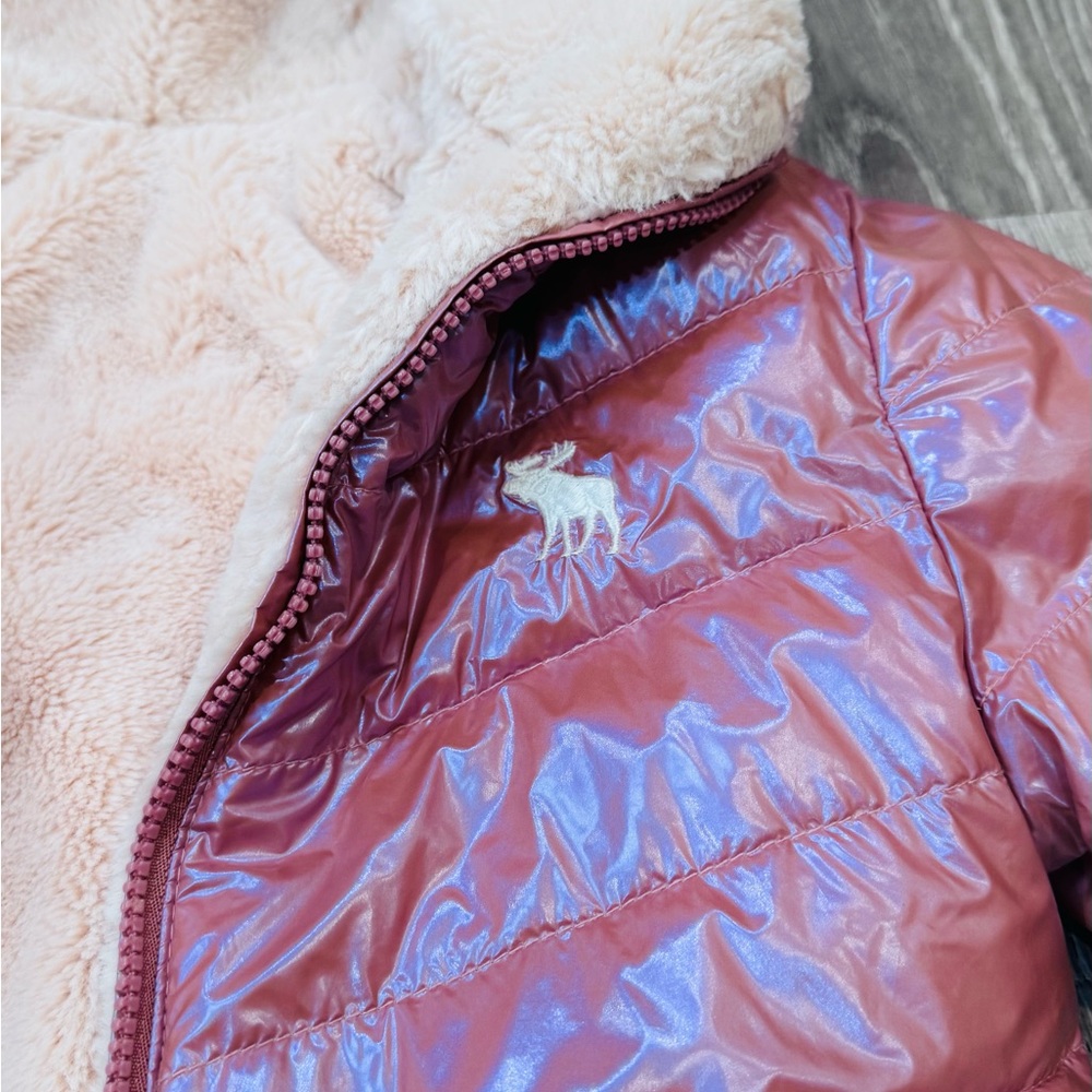Abercrombie Kids Pink Iridescent Jacket